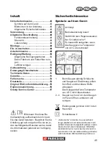 Preview for 45 page of Parkside PAS 500 B1 Original Operation Manual