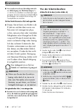 Preview for 10 page of Parkside PAT 20-Li A1 Translation Of The Original Operation Instructions