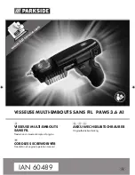 Предварительный просмотр 1 страницы Parkside PAWS 3.6 A1 Operation Manual