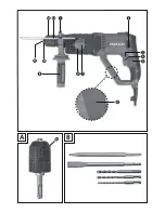 Предварительный просмотр 3 страницы Parkside PBH 1050 B2 Operating Instructions Manual