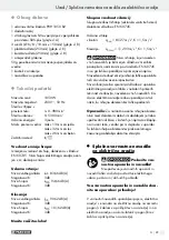 Предварительный просмотр 29 страницы Parkside PBH 1050 B2 Operation And Safety Notes Translation Of The Original Instructions