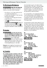 Предварительный просмотр 64 страницы Parkside PBH 1050 B2 Operation And Safety Notes Translation Of The Original Instructions