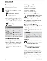 Preview for 17 page of Parkside PBH 1500 A1 Translation Of Original Operation Manual