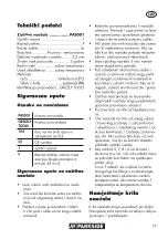 Предварительный просмотр 619 страницы Parkside PBK 4 B3 Translation Of The Original Instructions