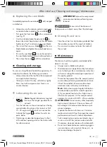 Preview for 43 page of Parkside PDKS 6.0 A1 Operation And Safety Notes