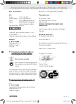 Preview for 45 page of Parkside PDKS 6.0 A1 Operation And Safety Notes