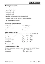 Preview for 8 page of Parkside PDKS 6.3 B3 Translation Of The Original Instructions