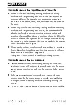 Preview for 13 page of Parkside PDKS 6.3 B3 Translation Of The Original Instructions