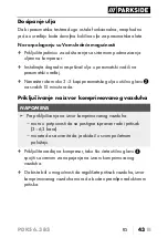 Предварительный просмотр 46 страницы Parkside PDKS 6.3 B3 Translation Of The Original Instructions