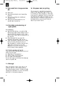 Предварительный просмотр 14 страницы Parkside PDMH 4500 A1 Operation And Safety Notes