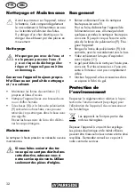 Preview for 32 page of Parkside PDRA 20-Li A1 Translation Of The Original Instructions