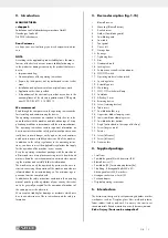 Предварительный просмотр 8 страницы Parkside PDS 120 B2 Operating And Safety Instructions, Translation Of Original Operating Manual