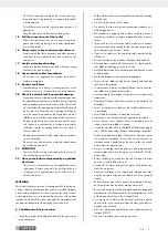 Предварительный просмотр 10 страницы Parkside PDS 120 B2 Operating And Safety Instructions, Translation Of Original Operating Manual