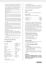 Предварительный просмотр 11 страницы Parkside PDS 120 B2 Operating And Safety Instructions, Translation Of Original Operating Manual