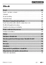 Preview for 68 page of Parkside PDSLG 12 A1 Translation Of The Original Instructions