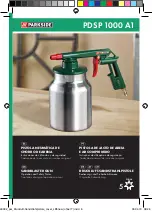 Parkside PDSP 1000 A1 SANDBLASTER GUN Operation And Safety Notes Translation Of Original Operation Manual preview