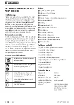 Preview for 16 page of Parkside PDSP 1000 B2 Translation Of The Original Instructions