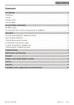 Preview for 4 page of Parkside PDSP 1000 E6 Original Instructions Manual