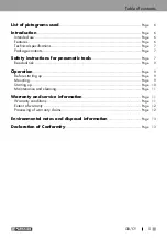 Предварительный просмотр 5 страницы Parkside PDST 10 A2 Operation And Safety Notes