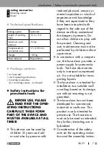 Предварительный просмотр 7 страницы Parkside PDST 10 A2 Operation And Safety Notes