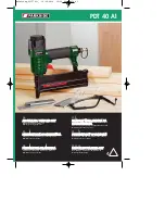 Предварительный просмотр 1 страницы Parkside PDT 40 A1 Original Operating Instructions