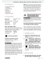 Preview for 7 page of Parkside PEH 30 A1 ELECTRIC PLANER Operating And Safety Instructions Manual