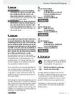 Preview for 23 page of Parkside PEH 30 A1 ELECTRIC PLANER Operating And Safety Instructions Manual