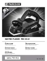 Parkside PEH 30 A1 ELECTRIC PLANER Operation Manual preview