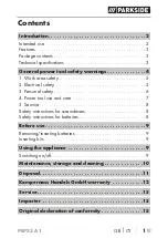 Preview for 4 page of Parkside PEPS 3 A1 Translation Of The Original Instructions