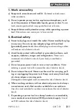 Preview for 8 page of Parkside PEPS 3 A1 Translation Of The Original Instructions