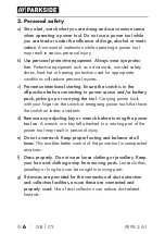 Preview for 9 page of Parkside PEPS 3 A1 Translation Of The Original Instructions