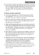 Preview for 10 page of Parkside PEPS 3 A1 Translation Of The Original Instructions