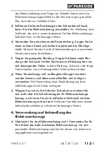 Preview for 116 page of Parkside PEPS 3 A1 Translation Of The Original Instructions