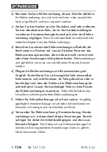 Preview for 117 page of Parkside PEPS 3 A1 Translation Of The Original Instructions