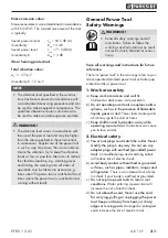 Preview for 6 page of Parkside PFBS 12 A1 Manual