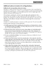 Preview for 12 page of Parkside PFBS 12 B6 Original Instructions Manual