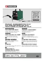 Parkside PFDS 120 A2 Assembly, Operating And Safety Instructions, Translation Of The Original Instructions preview