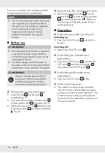 Preview for 25 page of Parkside PFMR 1600 A1 Operation And Safety Notes