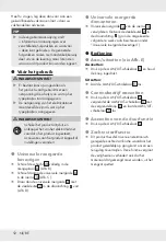 Preview for 51 page of Parkside PFMR 1600 A1 Operation And Safety Notes