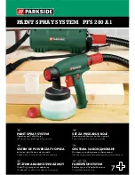 Parkside PFS 280 A1 User Manual preview