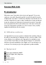 Preview for 6 page of Parkside PGG 15 B1 Operation And Safety Notes