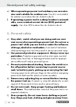 Preview for 42 page of Parkside PGG 15 B1 Operation And Safety Notes