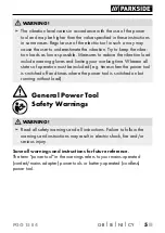 Preview for 8 page of Parkside PGG 15 E4 Operating Instructions Manual