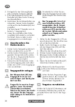 Preview for 26 page of Parkside PGKGA 40-Li B2 Translation Of The Original Instructions