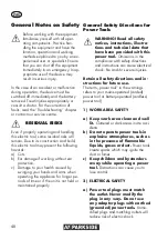 Preview for 48 page of Parkside PGKGA 40-Li B2 Translation Of The Original Instructions