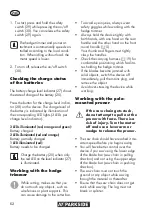 Preview for 62 page of Parkside PGKGA 40-Li B2 Translation Of The Original Instructions