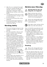 Preview for 65 page of Parkside PGKGA 40-Li B2 Translation Of The Original Instructions