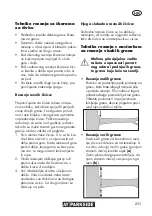 Предварительный просмотр 231 страницы Parkside PGKGA 40-Li B2 Translation Of The Original Instructions