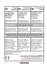 Предварительный просмотр 67 страницы Parkside PHD 100 A1 Original Operation Manual