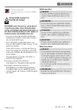 Preview for 47 page of Parkside PHDB 4 C3 Operating Instructions Manual